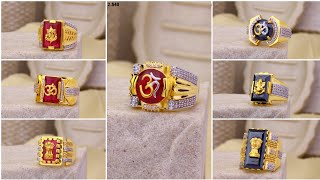 Latest Gold Ring For Mens New Design All [upl. by Ibor]