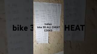 Indian bike 3D all cheat codes [upl. by Ahsien122]