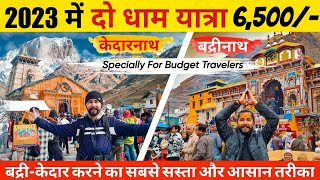 Badrinath amp Kedarnath Budget Trip 2023  Do Dham Yatra Budget Travel Guide  Chardham Yatra 2023 [upl. by Varuag411]