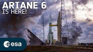 Ariane 6 arrives at Europe’s Spaceport [upl. by Nrubliw]