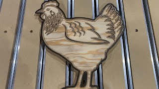 Cnc Chicken on Shapeoko Pro xxl [upl. by Aziaf]