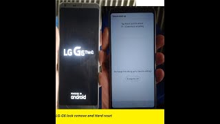 LGG6 screen lock remove without pc Tap knock code to unlock [upl. by Ydnam]