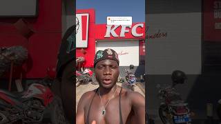 Walking into Africa KFC until I see a black person … credit manlikeisaac 😂 [upl. by Batha]