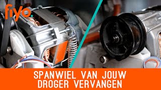 Spanwiel van jouw droogkast vervangen [upl. by Cutcheon]