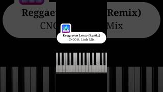 Reggaeton Lento RemixCNCO ft Little Mix  Easy Piano Turorial 🎶 [upl. by Arinayed]