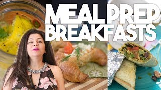 Back to School Meal Prep  3 Make Ahead Breakfasts  Kravings [upl. by Rodrick44]