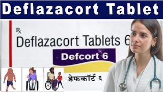 Deflazacort tablets 6 mg 12 mg uses  Defcort 6 mg  sericort tablets uses side effects Dose [upl. by Katlaps]