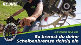 So bremst du deine Scheibenbremse richtig ein  Rebikecom [upl. by Bengt]