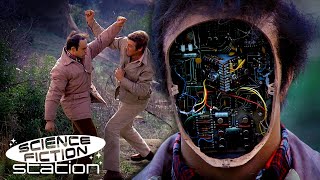 Steve Austin Fights The Robot Major Sloan  The Six Million Dollar Man  Science Fiction Station [upl. by Enamrahc176]