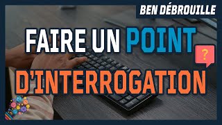 Comment faire un point d’interrogation sur le clavier d’un ordinateur [upl. by Yekciv670]