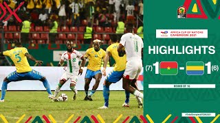 Burkina Faso 🆚 Gabon Highlights  TotalEnergiesAFCON2021 Round Of 16 [upl. by Grane]