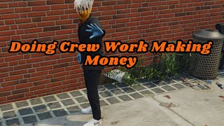 Live  Doing Crew Work Making Money Redline Roleplay [upl. by Mashe]