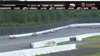 Indycar 2015 Round 15 Pocono 500 Race Part 13 [upl. by Entroc]