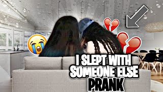 “I SLEPT WITH SOMEONE ELSE” 😓💔PRANK ON ARI [upl. by Ainez471]