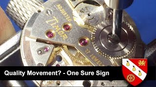 Watch Jewels Explained  Demonstration with 17 Jewels Timor Movement [upl. by Alber289]