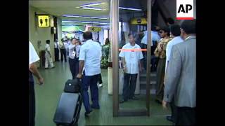 PHILIPPINES MANILA EIGHT IRANIANS DEPORTED [upl. by Llertrac]