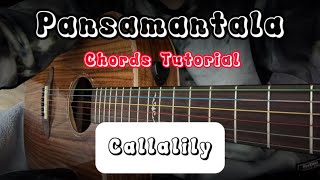 Pansamantala  Callalily Acoustic Chords Tutorial [upl. by Ddej943]