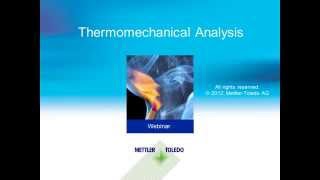 Thermomechanical Analysis TMA – Online Training Course [upl. by Angelita623]