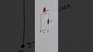 How to connectLED directly from a high voltage 230vAC sourceelectronic youtubeshorts [upl. by Odnaloy]