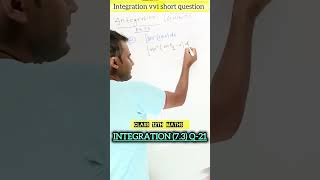 class 12th math integration chapter 73 Q21 shorts ncert12thmaths integration viralshorts [upl. by Kucik877]