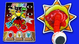 Making INCREDIBOX SPRUNKI Game Book 📚 ➕ Mr Sun Horror Sprunki Squishy Surgery DIY 소닉 테이프 [upl. by Mohandis824]