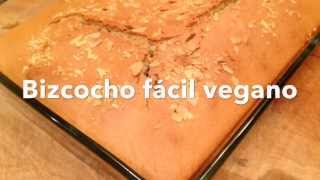 Bizcocho vegano fácil [upl. by Aphrodite]