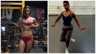 Anllela Sagra Vs Misty Copeland → Abs Workout [upl. by Tedman]