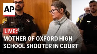 Jennifer Crumbley trial LIVE Mother of Michigan’s Oxford High School shooter appears in court [upl. by Vaasta]