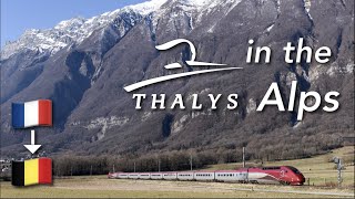 Thalys LONGEST route from the French Alps in PREMIUM class🚆 🇫🇷 [upl. by Goldina]