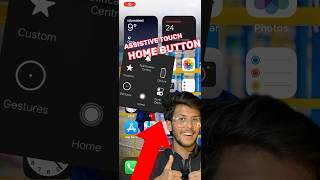 How to Enable Touch Screen Home Button On Iphone assistivetouch shorts shortvideo iphone [upl. by Rodney]