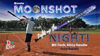 The USAASA Monsta Moonshot A M5 Torch Repaint Alloy Handle A Slowpitch Softball Bat Review [upl. by Froma]