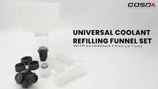 High Quality Coolant Refill Funnel Set with a Universal Adapter [upl. by Retsel]