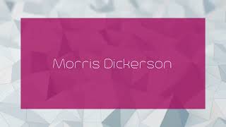 Morris Dickerson  appearance [upl. by Kandace]