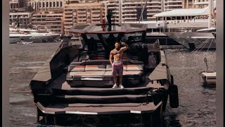 Conor Mcgregor’s takes the Lamborghini yacht to Monaco for grand prix [upl. by Einaoj17]