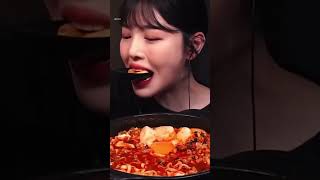 Korean mukbang 🔥 [upl. by Drofhsa]