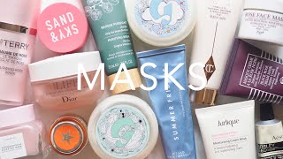 Face Masks  Hydrating Brightening Cleansing Skincare Steps [upl. by Anaimad]