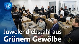 Geständnisse im Prozess um den Juwelendiebstahl aus Grünem Gewölbe [upl. by Corine]