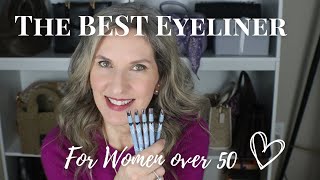 THE BEST EYELINER FOR WOMEN OVER 50 NO MORE STRUGGLES [upl. by Ahsimal]