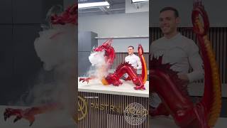 This Guys is amde A Chocolate dragon 🐉 shortvideo [upl. by Lamok103]