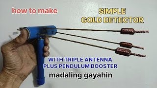 DIY HOW TO MAKE TRIPLE ANTENNA WITH PENDULUM BOOSTER [upl. by Elane]