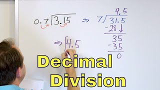 Dividing Decimals amp Long Division  6126 [upl. by Eiramanit306]