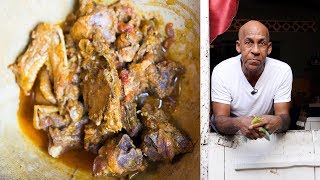 Stew Yard Fowl by Uncle Clyde in Paramin Trinidad amp Tobago  In De Kitchen [upl. by Jenda]