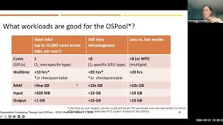 SGX3 Webinar Expandable Computing Through the OSPool [upl. by Moe12]