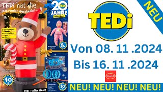 TEDi Prospekte Angebote Werbung Gültig von 081024 bis 161124​ Werbung DE [upl. by Anesuza]