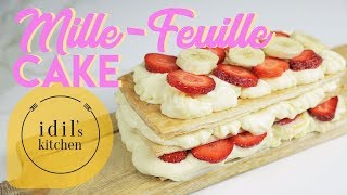 Classic MilleFeuille Cake 🎂  ASMR  The Sound of Kitchen [upl. by Ettecul]