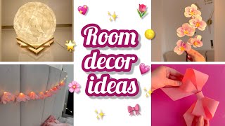 4 Ideas  DIY Room Decor Ideas  Making cute room decor 💖 [upl. by Gunilla797]