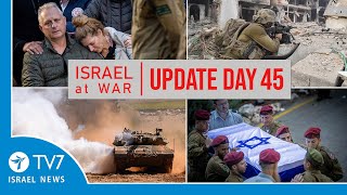 TV7 Israel News  Sword of Iron Israel at War  Day 45  UPDATE 201123 [upl. by Ylrevaw]