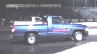 Hemi Ram Vs 5 9 Ram 14m drag race [upl. by Featherstone561]