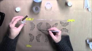 Resin Transfer Embellishment tutorial using Amazing Clear Cast [upl. by Konyn]