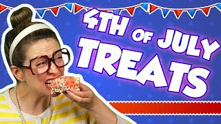 Fireworks Themed Rice Krispies Treats POP ROCKS Recipe for Kids 🎉 Arts and Crafts w Crafty Carol [upl. by Saber]